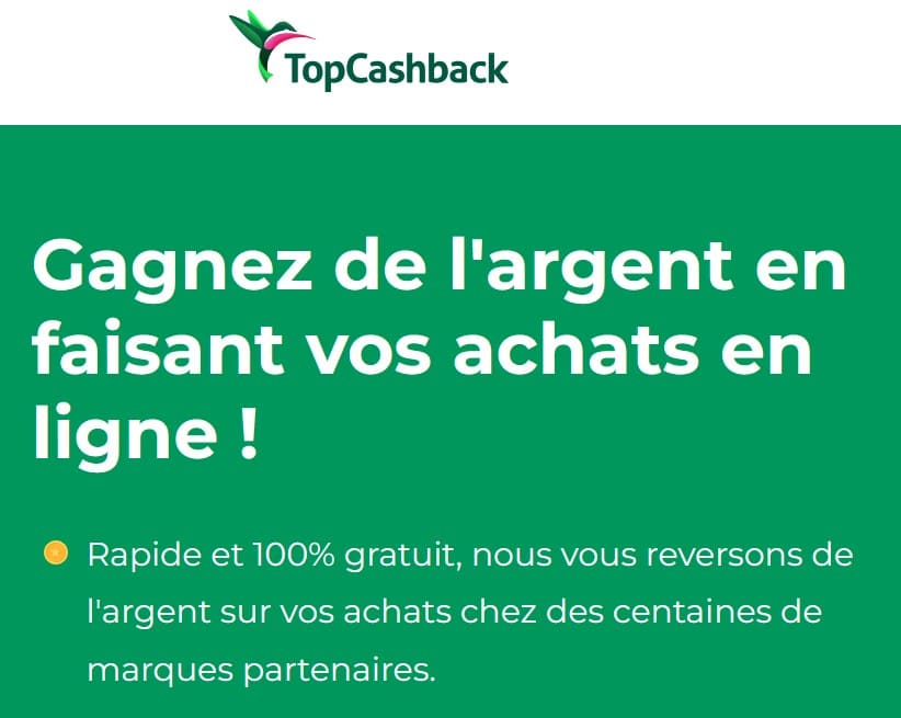 Topcashback avis
