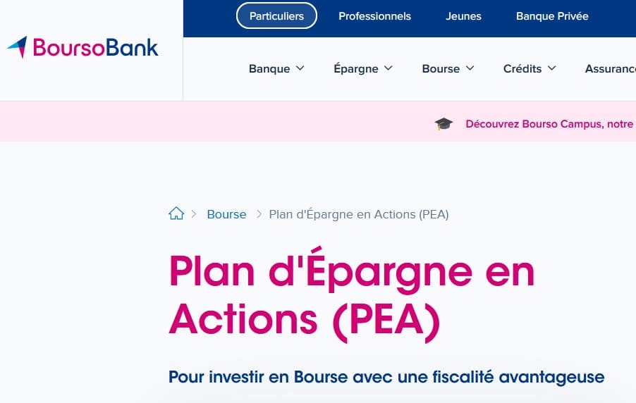 Avis PEA BoursoBank